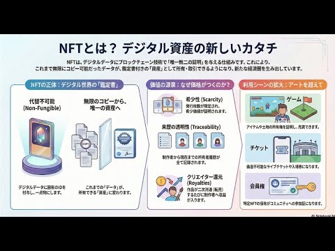 【解説】NFT入門：アートを超えた「所有のデジタル化」 ゲーム、チケット、会員権が書き換える次世代経済圏の全貌