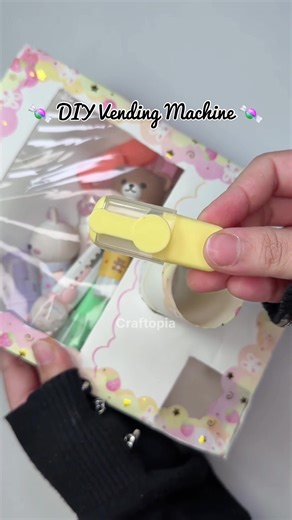 DIY Cute Vending Machine Craft