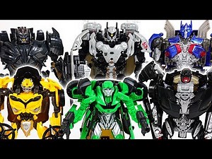 Transformers 5 the Last Knight: Nitro, Crosshairs, Hot Rod, Bumblebee, Optimus Prime! - DuDuPopTOY