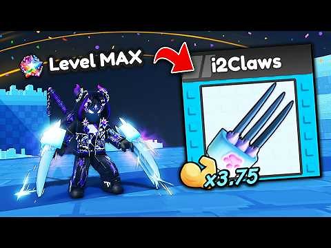 Unlocking MAX LEVEL i2Claws in Lucky Block Rush! (Roblox)