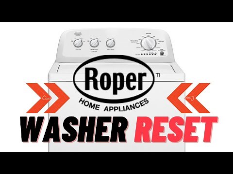 Roper Washer Reset - Reset your Roper Washing Machine