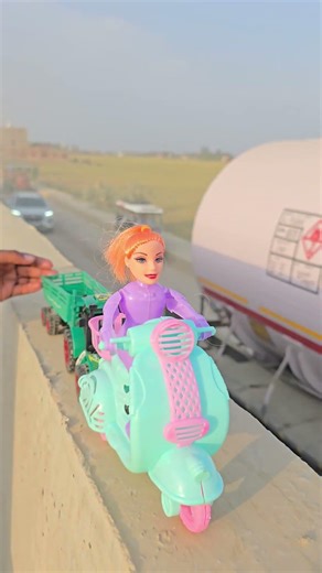 Remote Control Scooty Girl And Monkey Scooter Unboxing And Testing Short || Short Video