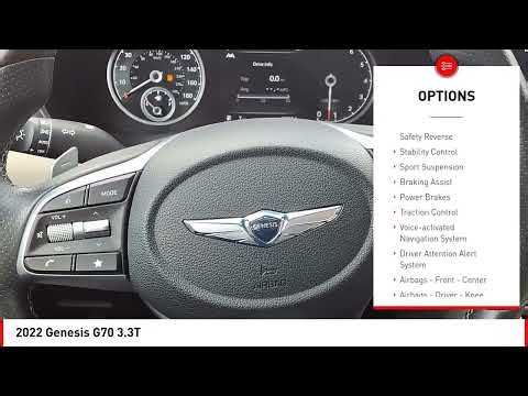 2022 Genesis G70 Houston TX NU097486