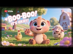 Boo Boo, It’s Okay 🐮🐣🐑 | Gentle Toddler Song | Kids Nursery Rhymes