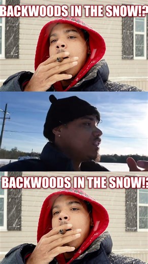 Smoking Backwoods In The Snow