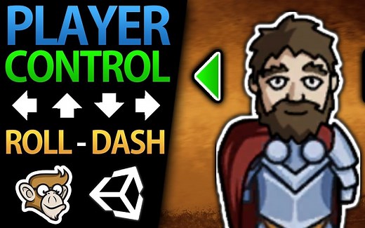 【游戏开发】Unity 2D 角色控制逻辑教程（移动，翻滚，瞬移）