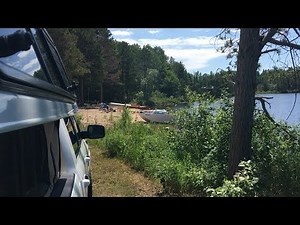 TopperLift Camping on Rainy Lake | Overland Truck Bed Camper Package | Full Set-up | Base Camp