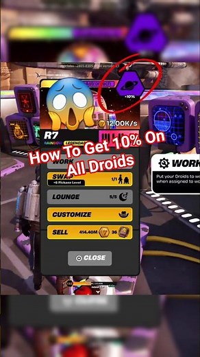 How To Set Up Your Workshop In Star Wars Droid Tycoon 😎 #fortnite #starwars #tycoon #shorts #howto