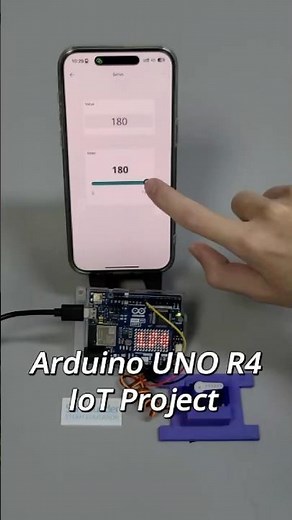 Arduino IoT Project：Servo Control with Arduino UNO R4 WiFi #maker