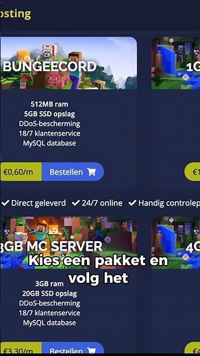 Hoe maak ik een Minecraft server? #tutorial #minecraftserver #minecrafthosting