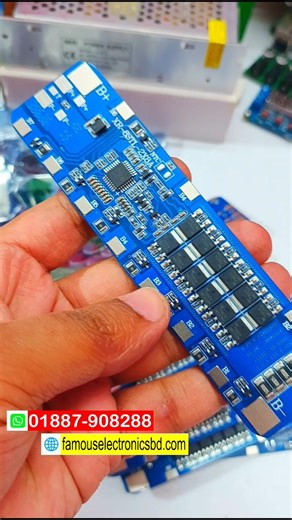 8S 30A LiFePO4 Balance BMS #electronics #powerbank #lifepo4 #battery #bms #shorts