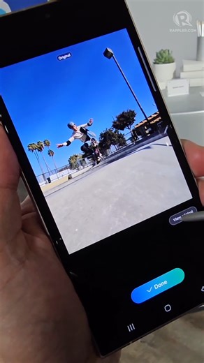 Want to crop out your ex from a photo? Or maybe those photobombers in your vacation snapshots? The brand new Samsung Galaxy S24’s generative AI-powered image editing feature allows users to select an object in a photo and move it around the frame, or completely delete it, without leaving a trace. Pre-order Samsung Galaxy S24 devices: 🛒 https://invol.co/clkll8d Note: This post contains an affiliate link. We earn a small commission every time you shop through this link. #CheckThisOut | Rappler