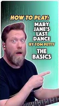 Simplified Guitar Lesson - Mary Jane's Last Dance by Tom Petty