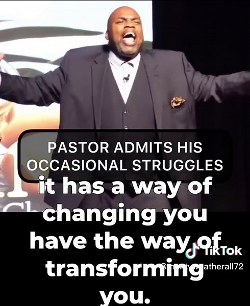Pastor admits his occasional personal struggles. #sermonclip #sermonclips #fyp #church #encouragement #confidence #motivation