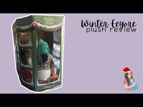 winter eeyore disney plush review | limited edition plush unboxing {vlogmas day 17}
