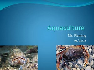 Aquaculture - SlideServe