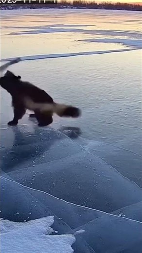 “Wolverine vs Wolf – Intense Forest Showdown! 🐾🐺 #Wolverine #Wolf #AnimalFight #Wildlife #nature