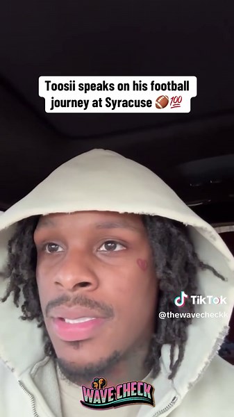 #Toosii speaks on his #football journey going to #Syracuse 🏈💯 | toosii