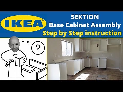 IKEA Kitchen Cabinets - IKEA Sektion Step by Step Assembly Instruction. DIY Kitchen Series