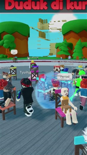 1000 Players… NO CHAIRS😱 #roblox #gamingclips
