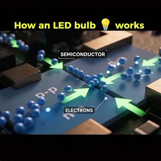 Science behind LED bulb 💡#shorts
