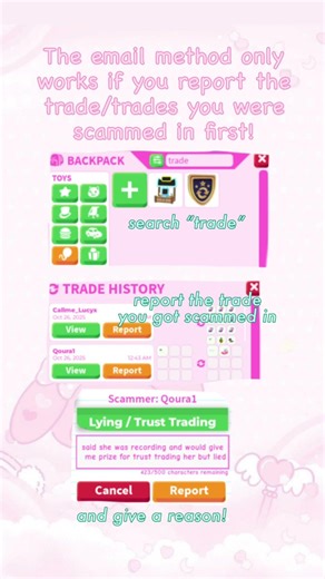 What to do if you get SCAMMED in adopt me! #adoptme #scammed