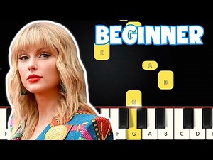 Willow - Taylor Swift | Beginner Piano Tutorial | Easy Piano