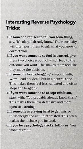 Reverse Psychology Tricks That Actually Work 🤯