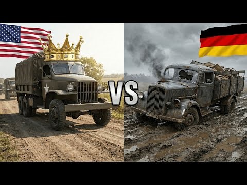 WW2 Showdown: Why GMC is 'King of Logistics' vs German Opel?