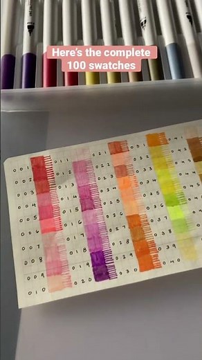 Swatch Guide and matching color codes