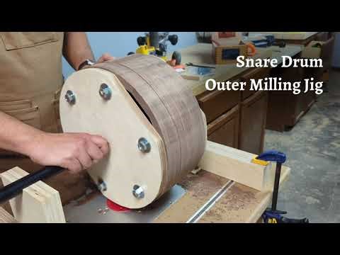 Snare Drum Outer Milling Jig