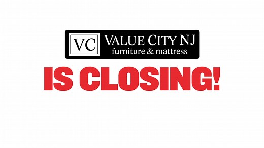 After 54 years, Value City Furniture NJ is closing its doors for good. Take advantage of our going out of business sale with up to 65% off all furniture and mattresses. We’re selling out to the bare walls - every living room, bedroom, dining room set, recliner, area rug, and accessory must go. Nothing held back! All forms of payment accepted. Click now for store hours and locations. | Value City NJ Furniture & Mattress
