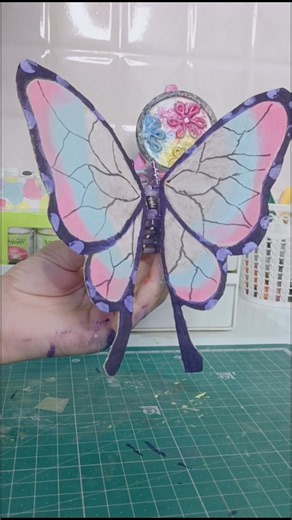 🦋Shinobu Butterfly Hair Clip DIY! (Demon Slayer Craft Series Part1)