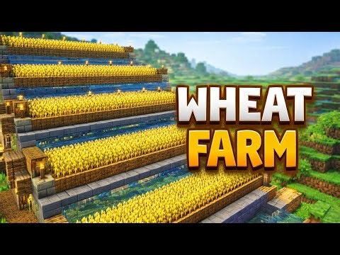 🌾 Ultimate Layered Wheat Farm in Minecraft! (Step-by-Step Tutorial) 