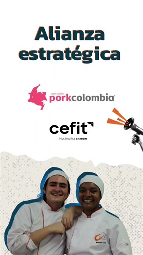 Hoy recibimos la visita de Porkcolombia en el CEFIT, fortaleciendo nuestros lazos estratégicos con fines educativos. 🍽️ Nuestros estudiantes de gastronomía tuvieron el privilegio de aprender de un chef experto, quien compartió su conocimiento y presentó exquisitas recetas elaboradas con carne de cerdo, resaltando su versatilidad y valor gastronómico. 👨‍🍳🐖 Esta experiencia enriquece la formación de nuestros futuros profesionales, conectándolos con el sector productivo y fomentando el uso resp