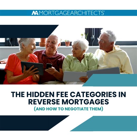 💡 The Hidden Fee Categories in Reverse Mortgages (and How to Negotiate Them) Reverse mortgages can unlock powerful financial freedom — but before you sign, make sure you know what you’re actually paying for. 💵 Here’s a breakdown of the hidden fees most homeowners miss (and how to lower them). 👇 🧾 1. Appraisal Fees Your home’s value must be professionally assessed before approval. 💡 Pro Tip: Ask your lender if they’ll reimburse or discount this fee upon closing — many will if you ask! 🏦 2. 