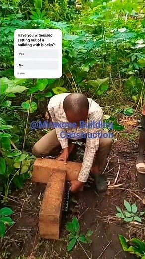 Setting Out of a Building With Blocks: Easy Guide. #foundationwork #building