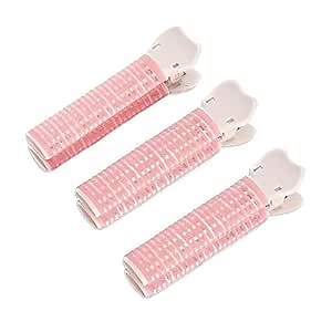 3 Packs Volumizing Hair Root Clips, Instant Bang Natural Fluffy Hair Clips, Heatless DIY Hair Curler for Long and Short Hair (Pink)