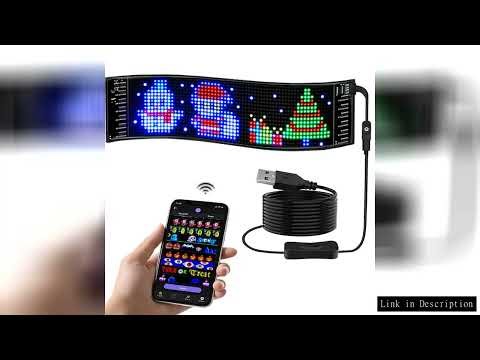 Bluetooth Smart RGB LED Display Screens LED Module Sign Matrix Pixel LED Panel Scrolling Signboard A
