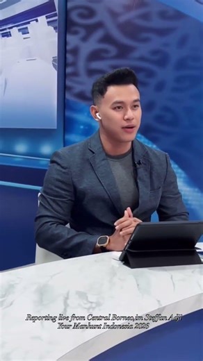 Manhunt Indonesia 2026 Steffan Adji as TV News Anchor