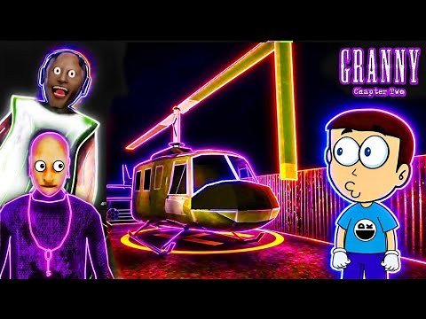 Granny Chapter Two - Helicopter Escape | Shiva and Kanzo