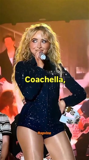 Sabrina Carpenter Can't HANDLE Fan's Surprise Yodelling Act at Coachella😳#shorts