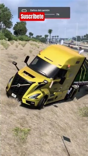 Accidente En Carretera!!🔥🔥 #automobile #est2 #americantrucksimulator #truckingsims #eurotruck