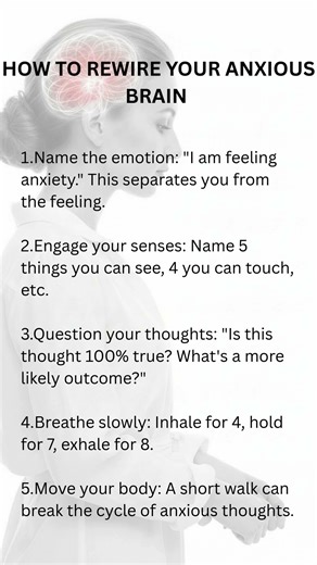 HOW TO REWIRE YOUR ANXIOUS BRAIN