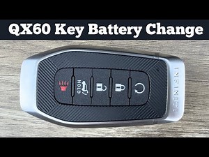 2025 - 2026 INFINITI QX60 Key Fob Battery Replacement - How To Change Replace Remote Batteries DIY