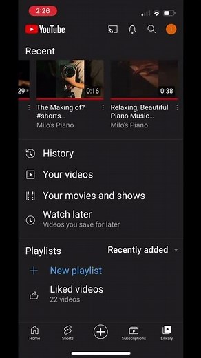 How to see search history on YouTube
