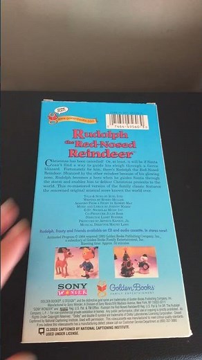 Rudolph the Red-Nosed Reindeer: 2000 VHS overview.