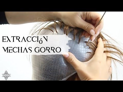 Cómo hacer MECHAS de GORRO paso a paso fácil #YoMeQuedoEnCasa y péinate #conmigo