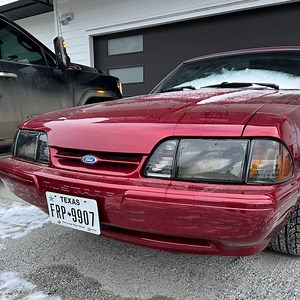 87-93 Ford LX Foxbody Mustang Front License Plate Bracket - NO Drilling Required - Etsy