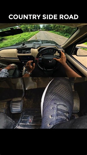 POV: Driving Scorpio S11 Through Beautiful Forest Roads 🌿 #shorts